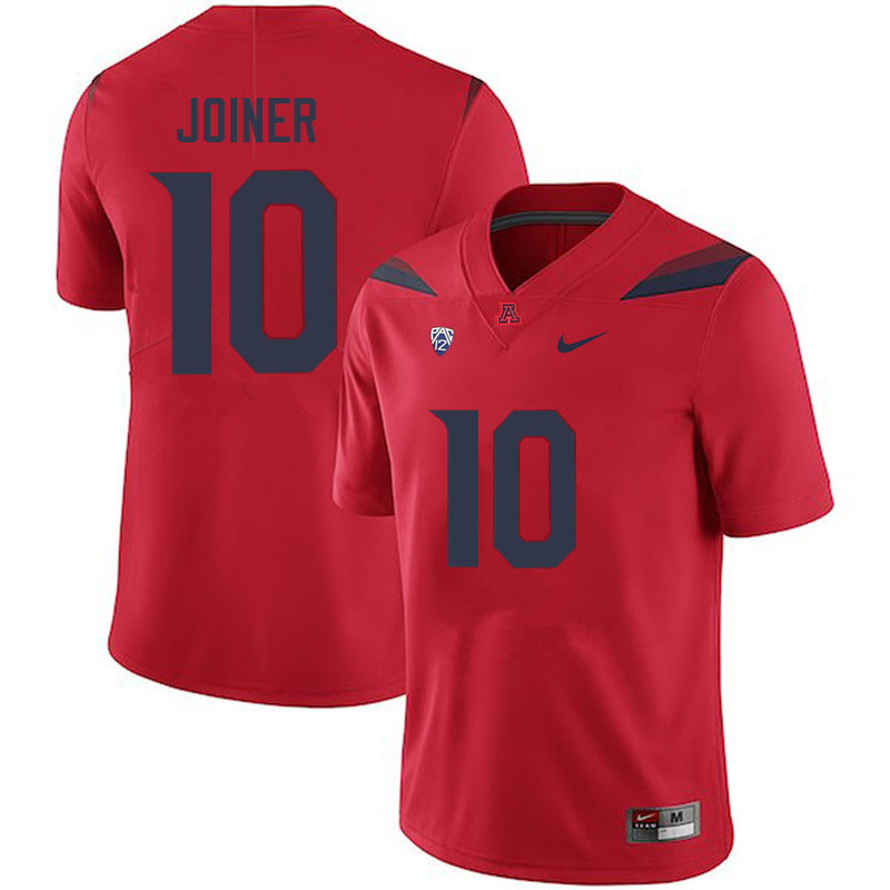 Men #10 Jamarye Joiner Arizona Wildcats College Football Jerseys Sale-Red